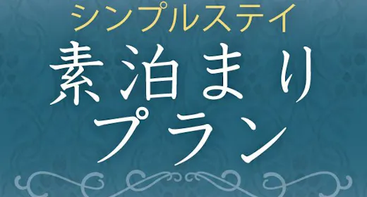 お得にSTAY~素泊まりプラン~
