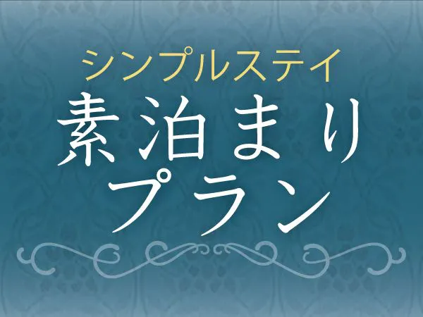 お得にSTAY~素泊まりプラン~