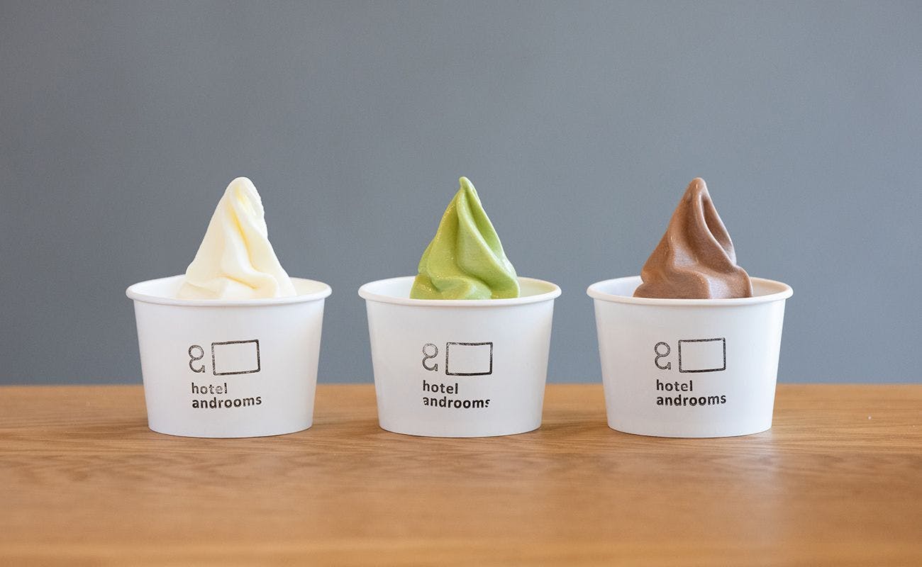 1日のシメにソフトクリーム