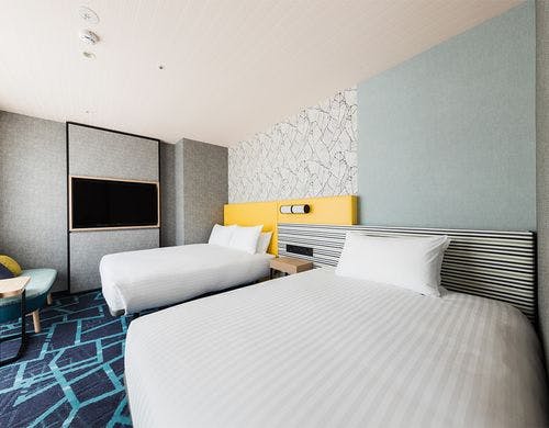 【客室】デラックスツインバルコニー