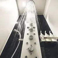 リラックス効果の高いパワーシャワー
