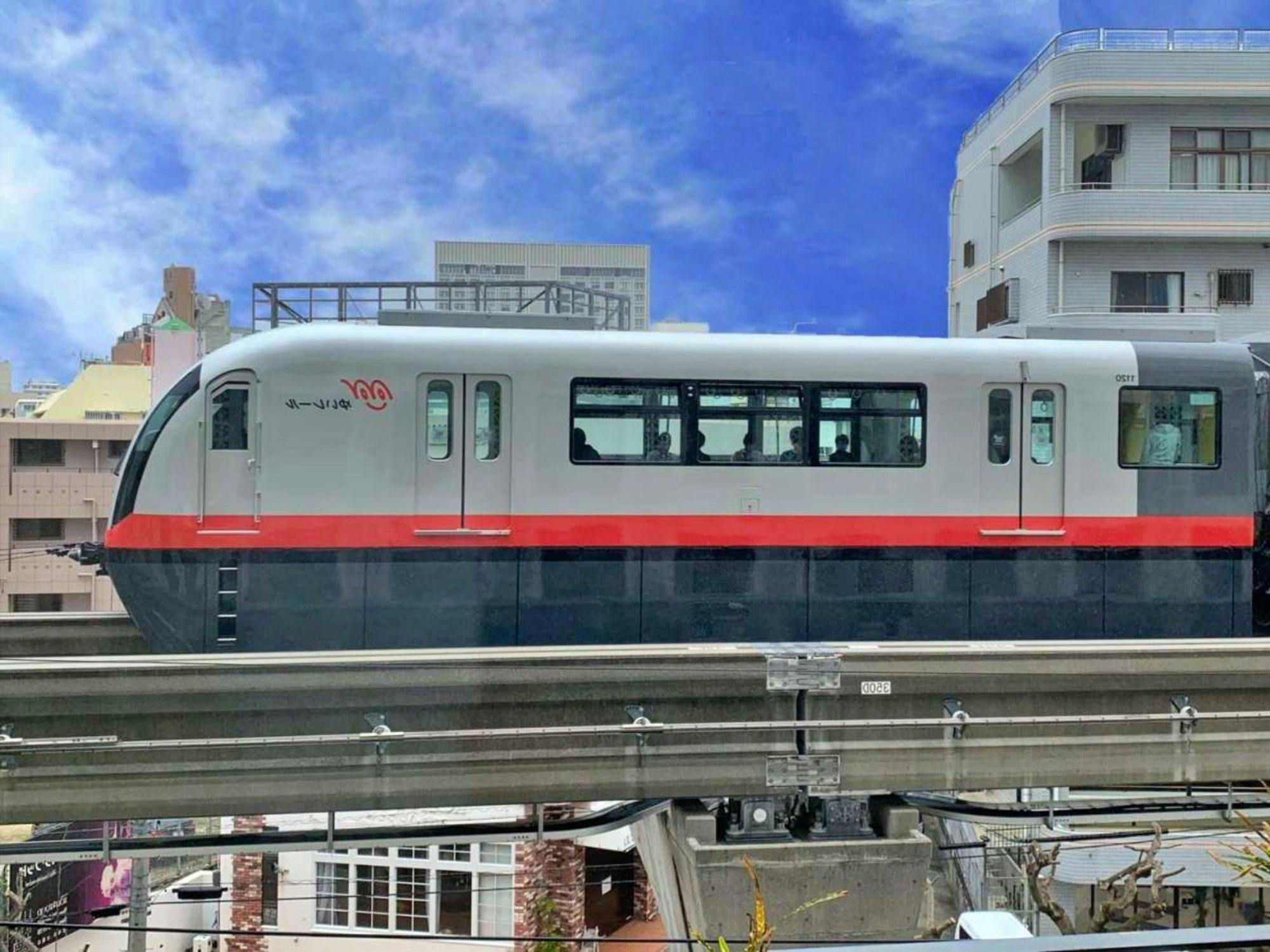 お子様に人気♪モノレールビュー