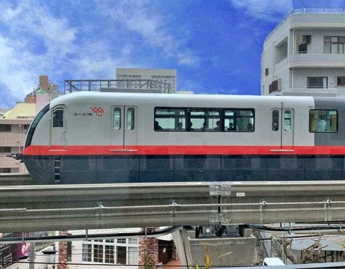 お子様に人気♪モノレールビュー