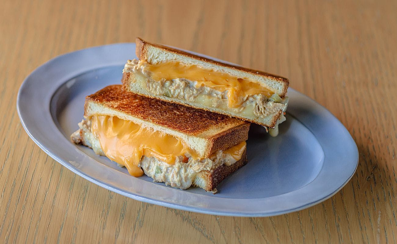 【อาหารเช้า】แซนด์วิชทูน่าชีส