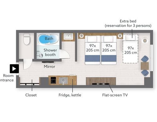 Studio 30 Triple（Non smoking）
