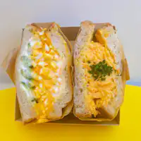 朝食(タマゴサンド)