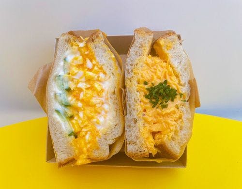 朝食（タマゴサンド）