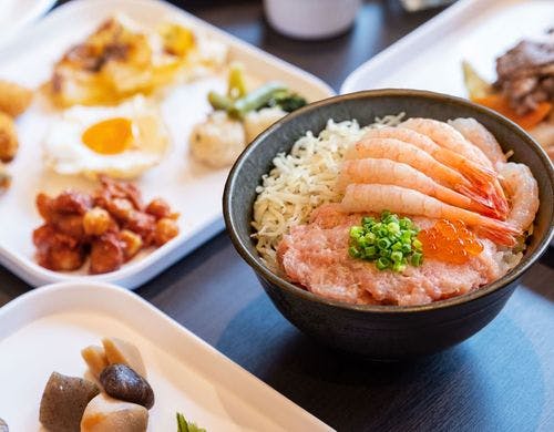 朝食ビュッフェ