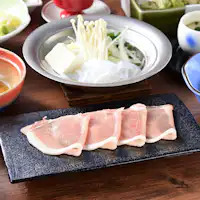 Shabu-shabu daging babi Joshu Mochi