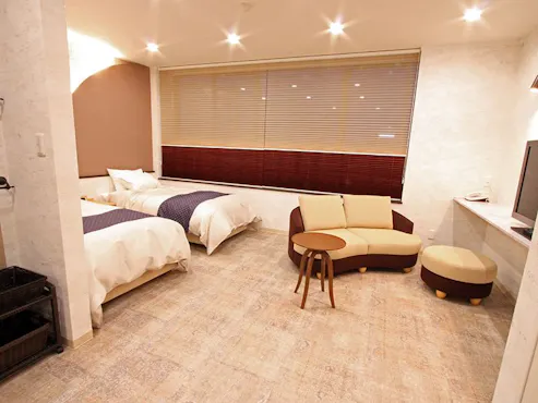 ห้องพักปลอดบุหรี่ Relax Twin แบบตะวันตก ≪36 ตร.ม.≫