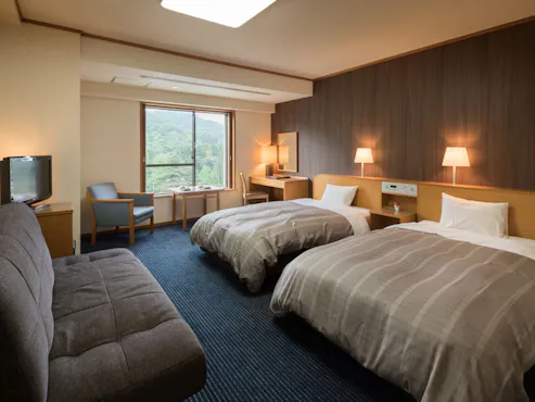 ห้องพักเตียงคู่ปลอดบุหรี่ A (36.9 ตารางเมตร)