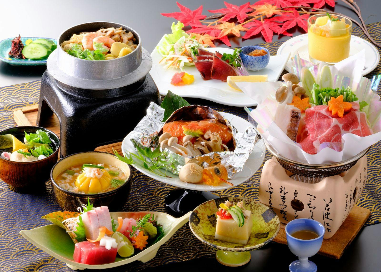 【기본 가이세키】계절의 색채 가이세키