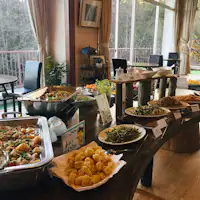 บุฟเฟ่ต์อาหารเช้าสไตล์ญี่ปุ่นทำเอง