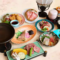 Thực đơn Kaiseki cơ bản ※Hình ảnh chỉ mang tính minh họa