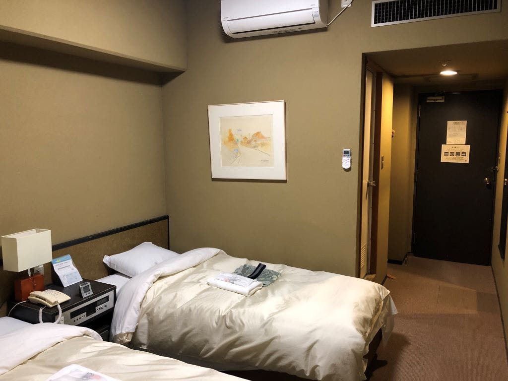 ห้องพักแบบเตียงคู่สไตล์ตะวันตก [Wi-Fi ครบครัน]