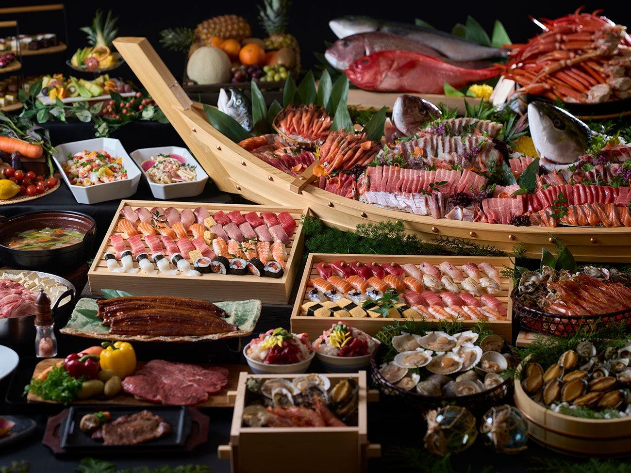 오에도 삼스타 뷔페 저녁 메뉴