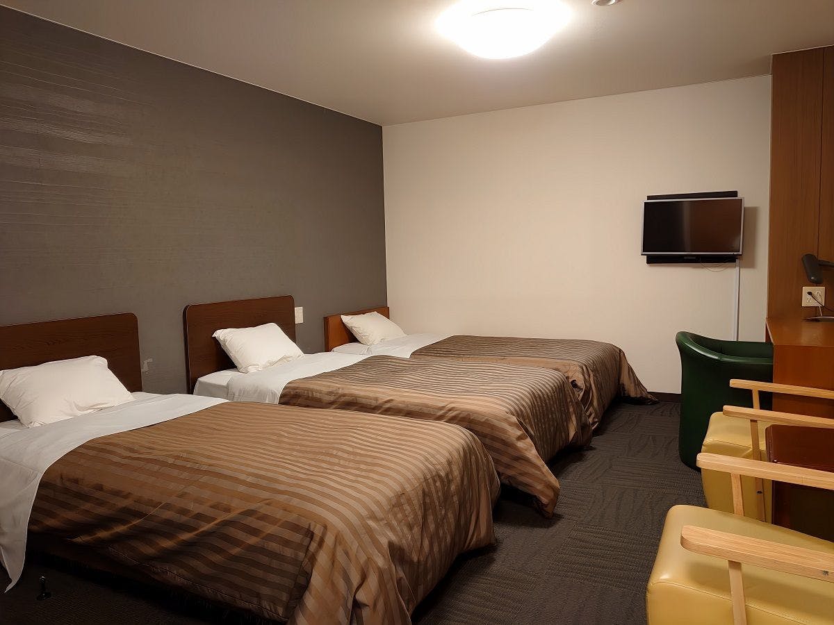 ตัวอย่างห้องพักแบบสามคน