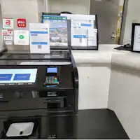 Layanan akan dilakukan melalui mesin check-in otomatis.