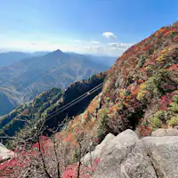 단풍 시즌 로프웨이