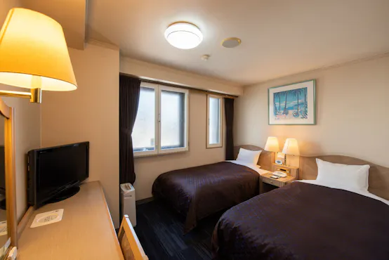 ภาพตัวอย่างห้องพักแบบเตียงคู่มาตรฐาน