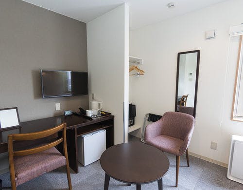 ダブルルームの洗い場付きのバスルーム