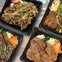 แผนเบนโตะที่เลือกได้ที่ Yakiniku Shokudouen