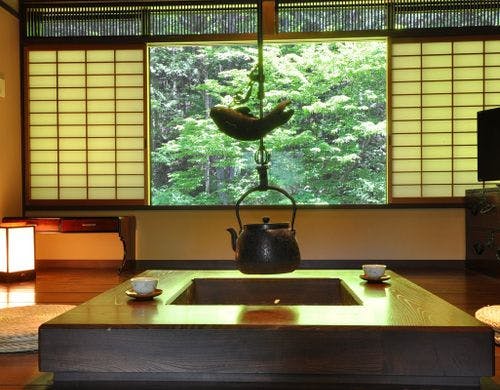 介山荘特別室　半露天風呂
