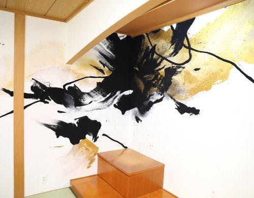 内装一面をアートな空間に・・・