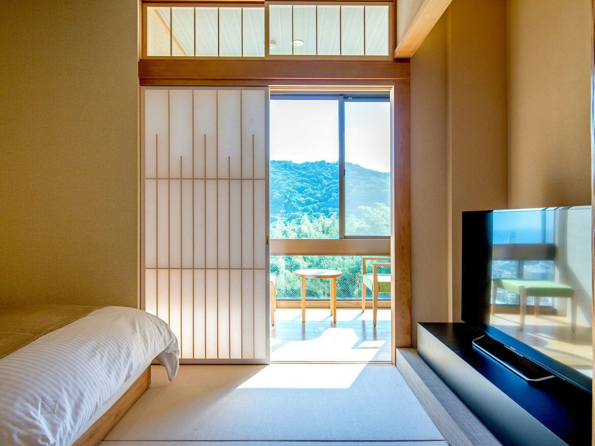 ห้องพักเตียงคู่แบบญี่ปุ่นและตะวันตก