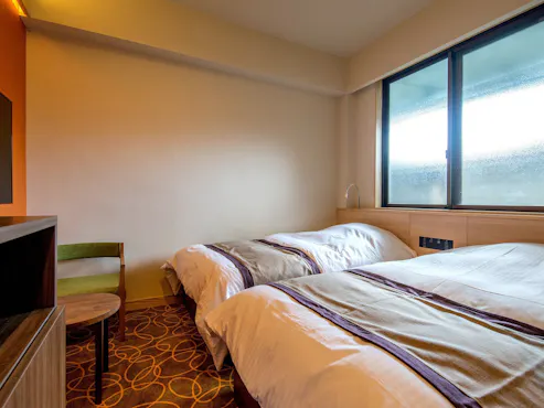 ห้องพักเตียงคู่ขนาดกะทัดรัด