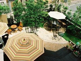 庭の、桐生エースホテル