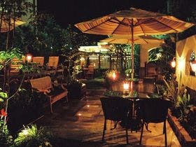 庭の、桐生エースホテル