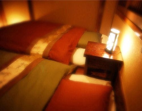 ■ベッド布団［露天風呂付き和モダン客室］