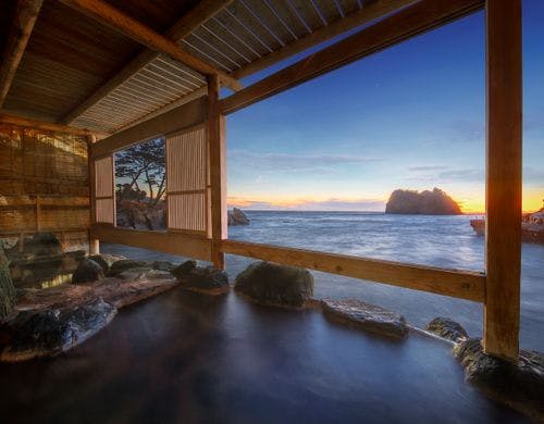 露天風呂（海女）