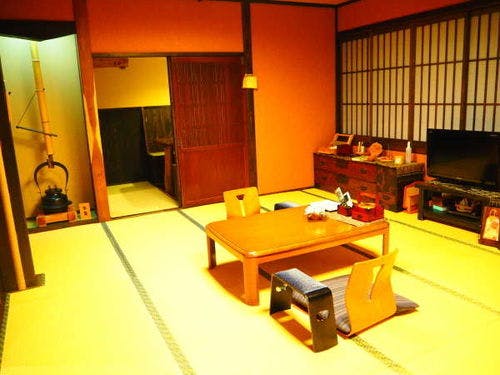 【はなみずき禁煙】半露天風呂付客室間取り