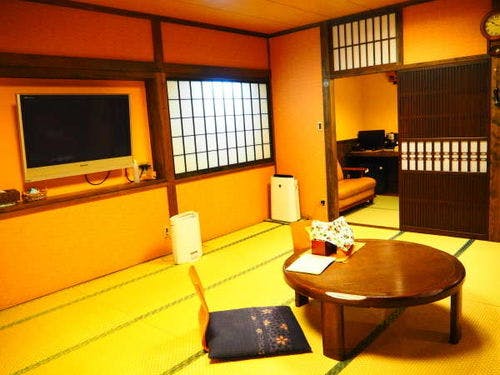 【ななかまど】半露天風呂付客室の間取り