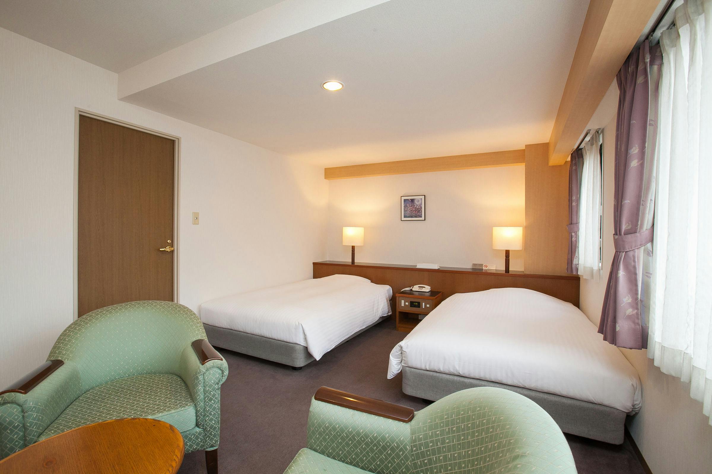 【ห้องพักแบบเตียงคู่มาตรฐาน】