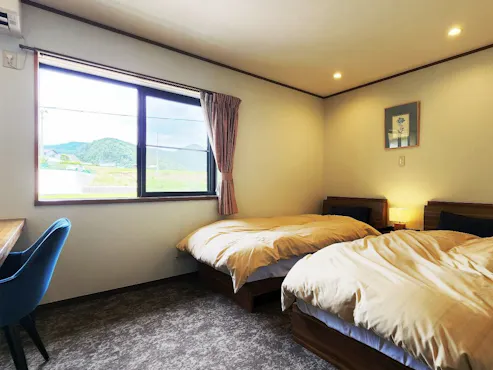 ◆【ห้องพัก】ห้องพักเตียงคู่สไตล์ตะวันตก