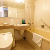 ตัวอย่างอ่างอาบน้ำในห้องพัก.