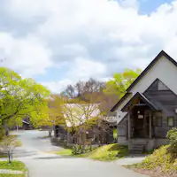 ทัศนียภาพฤดูใบไม้ผลิของอาคาเบโกะ