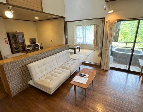 戸建て屋外露天風呂付2LDK