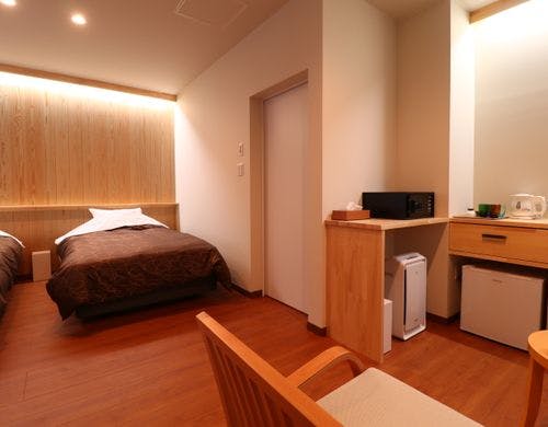 プレミアムツインのお部屋です。