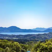 ทะเลสาบทาซาวะที่มองเห็นได้จากที่พัก