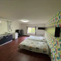 1 เตียงคู่ + 1 เตียงเดี่ยว