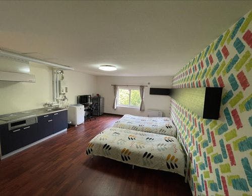 ダブルベット1台+シングルベッド1台