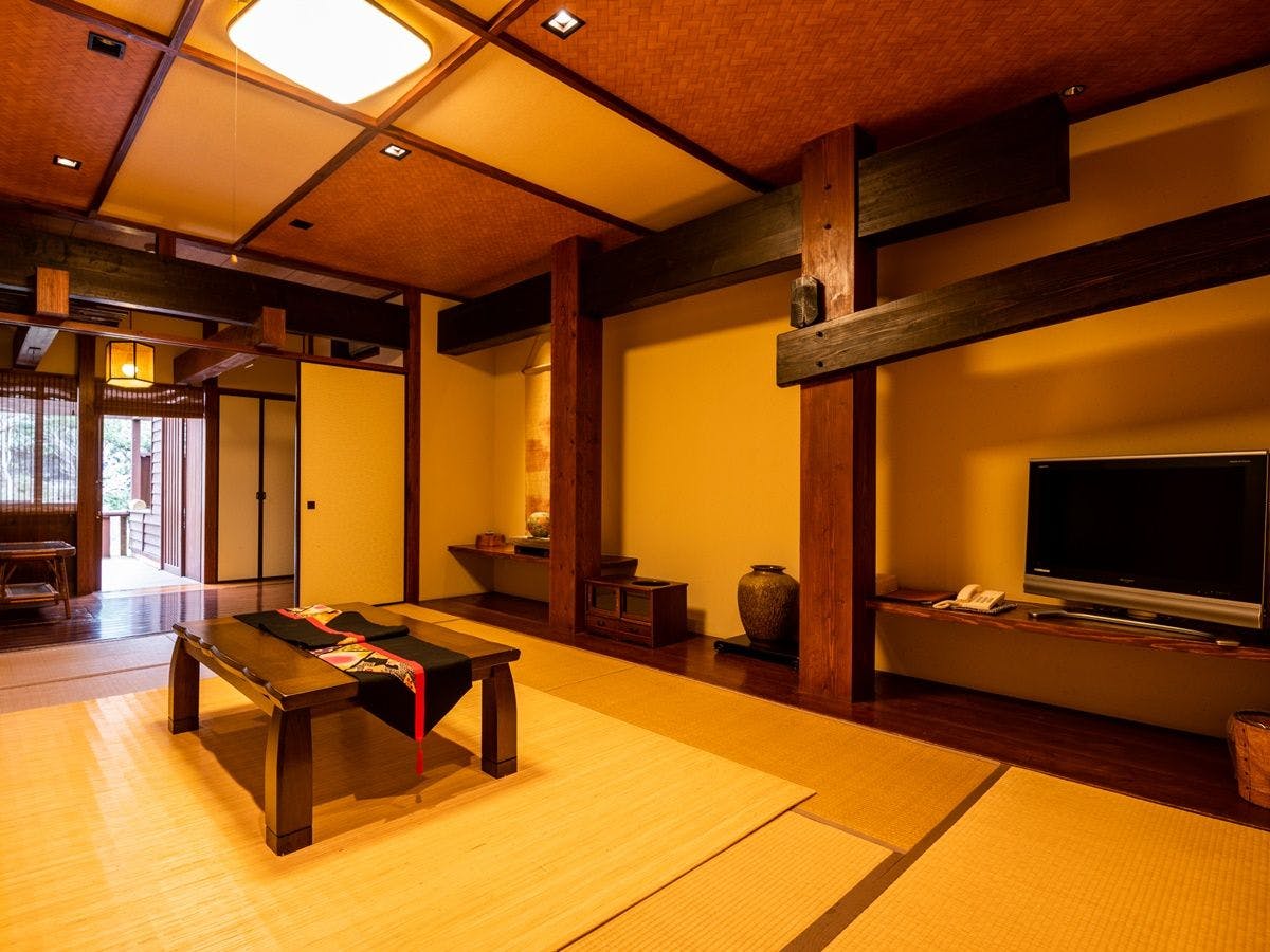 Kamar dengan pemandian terbuka