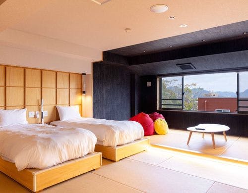 【夜景側和洋室 バリアフリー】