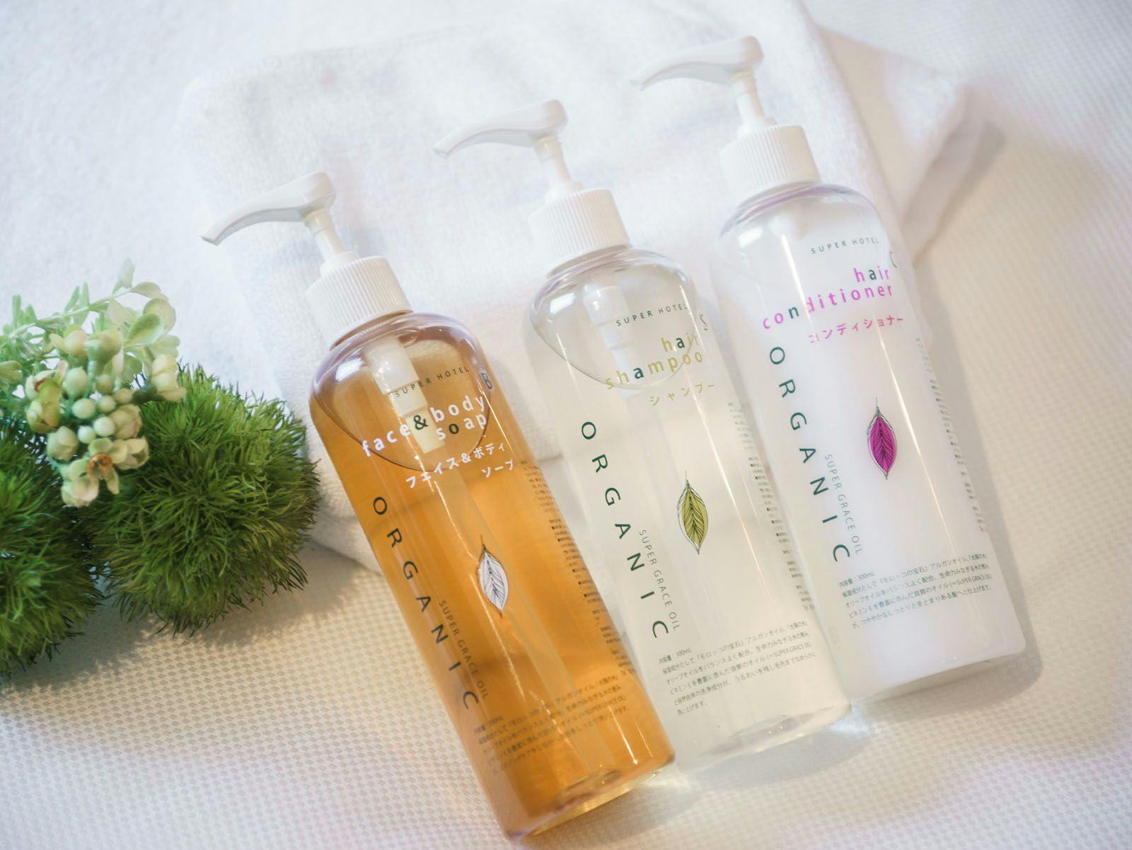 【Organic】对头发和肌肤温和的洗发产品。