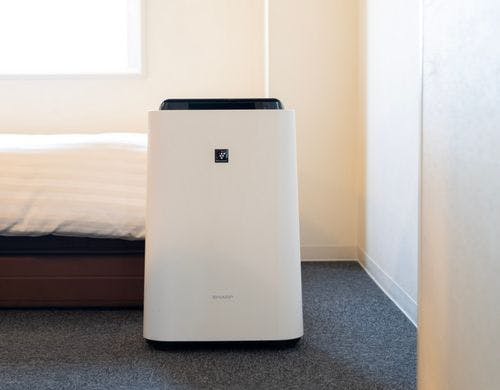 加湿器付きの空気清浄機で空気に潤いを♪