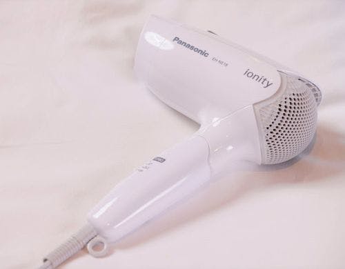 全客室にナノイオンドライヤー完備